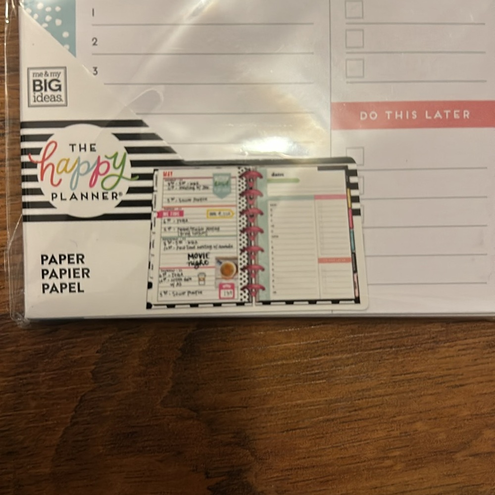 The Happy Planner-Today’s Focus-MINI Filler Paper. - Picture 2 of 4